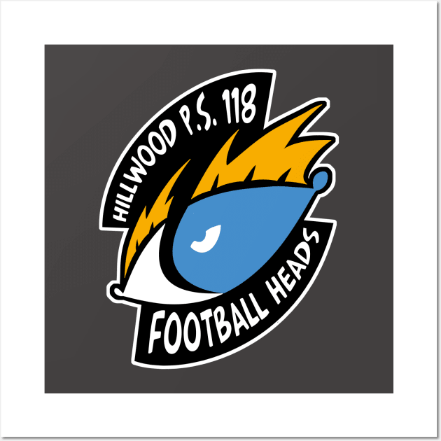 Hillwood Football Heads Wall Art by DixonDesigns